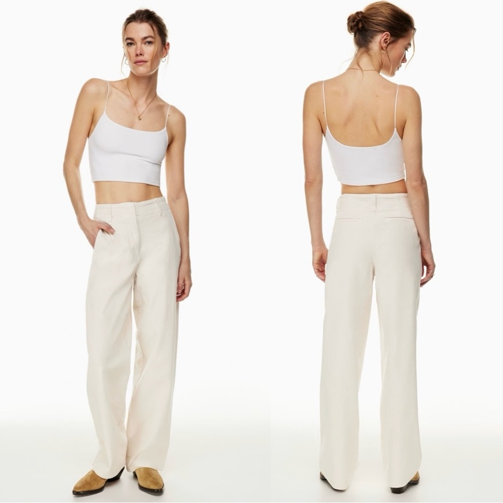 Aritzia Wilfred Free Ascendant High-Waisted Utility Pant in Birch Size 4